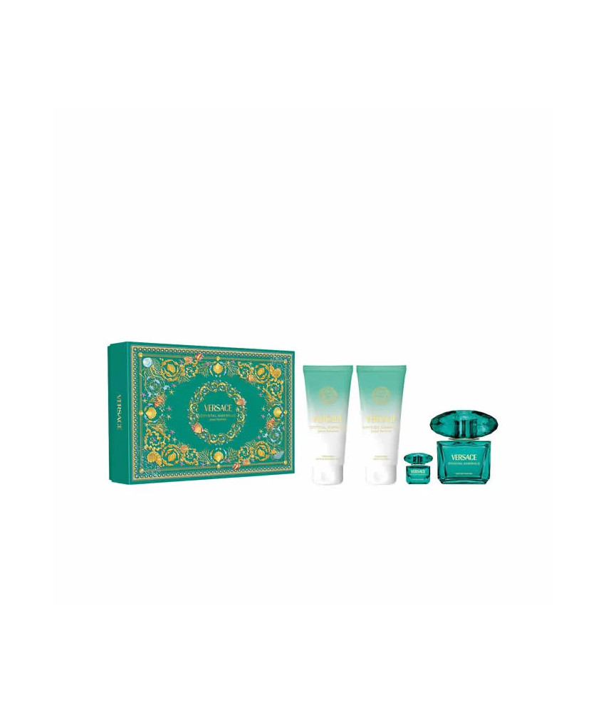 Coffret 4 Produits Versace Crystal Emerald 90ml