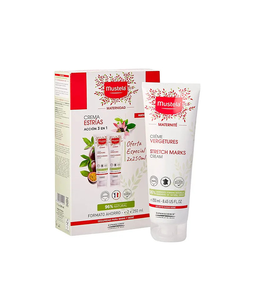 Crème prévention vergetures Mustela 2x250ml
