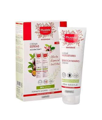 Crème prévention vergetures Mustela 2x250ml