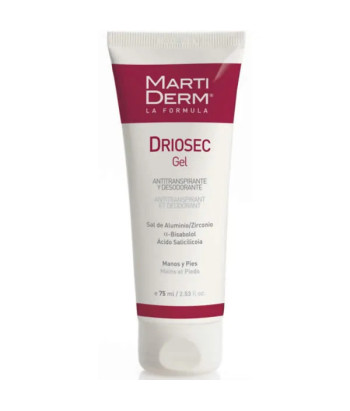 Contrôlez la transpiration avec Martiderm Driosec Gel 75ml