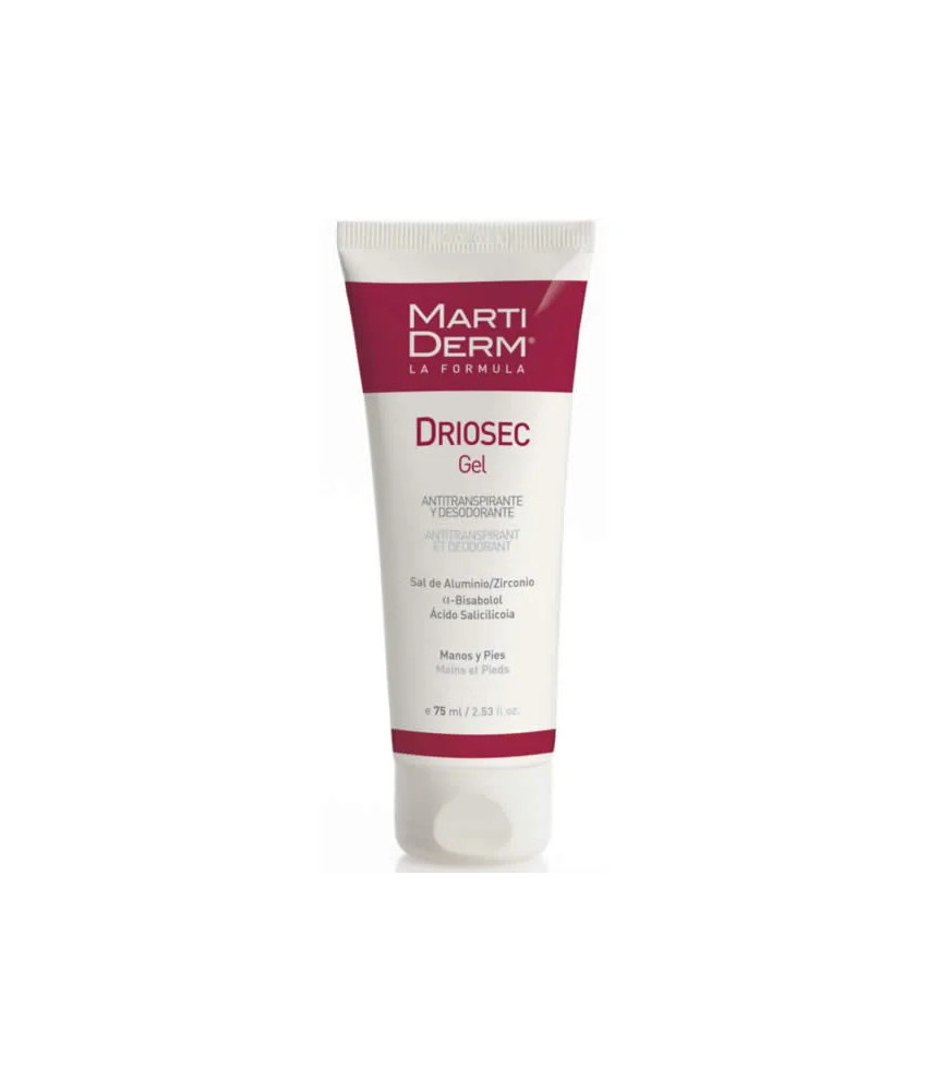 Contrôlez la transpiration avec Martiderm Driosec Gel 75ml