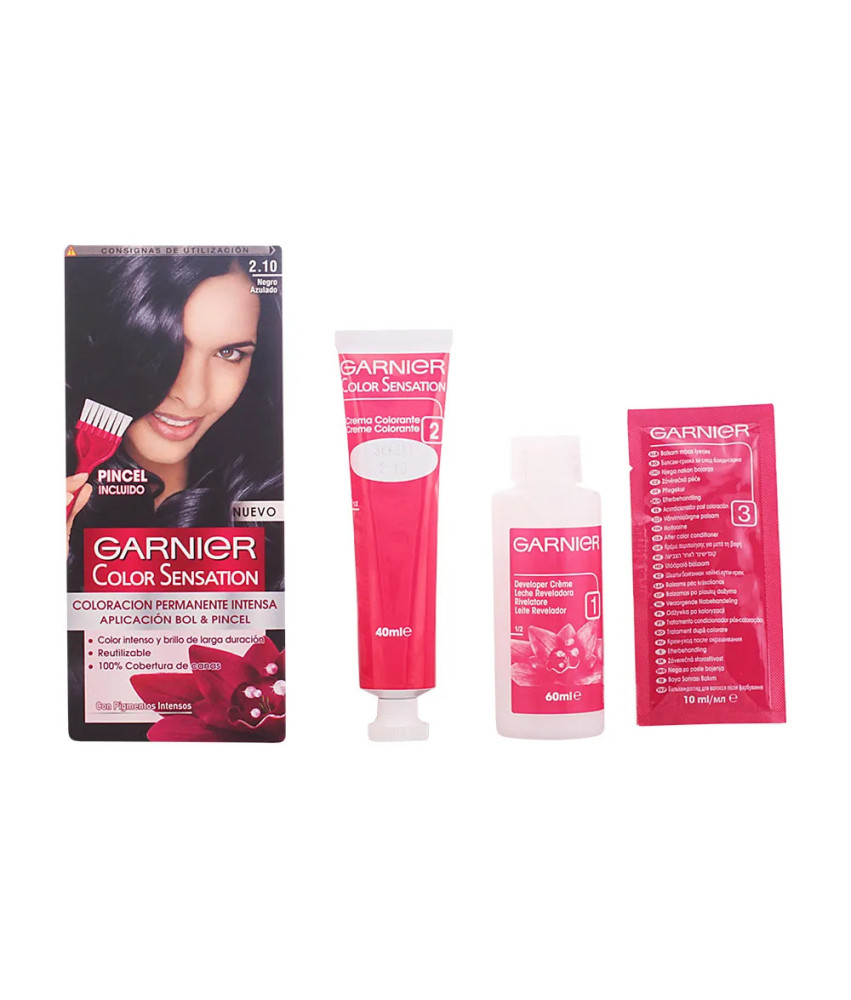 Coloration Cheveux Garnier Color Sensation 2,10 Bleu noir