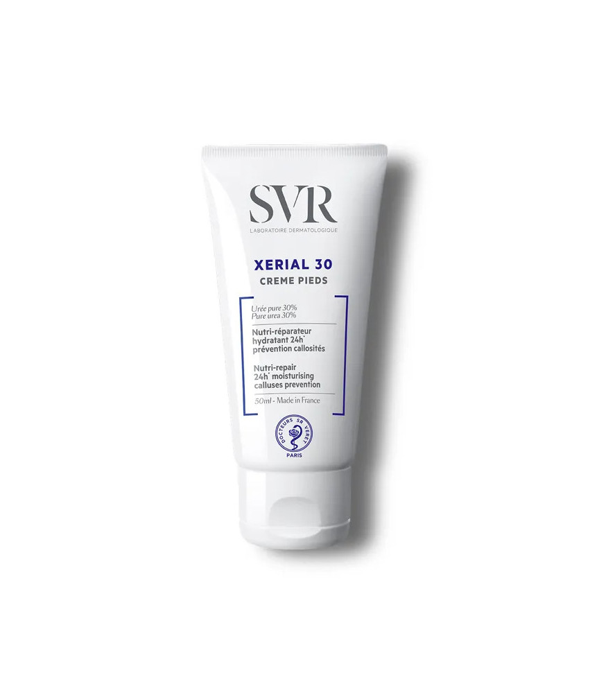 SVR Xerial 30 Crème pieds 50ml - Hydratation intense