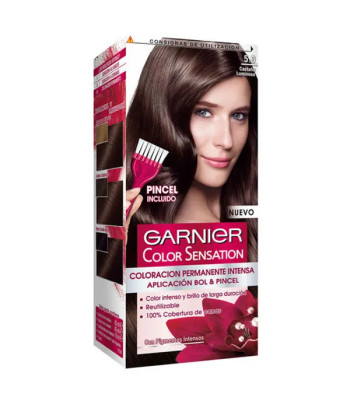 GARNIER Color Sensation 5 Castaño Luminoso - Couleur Intense et Lumineuse