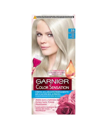 Coloration Garnier Color Sensation S9 Blond Cendré Platine