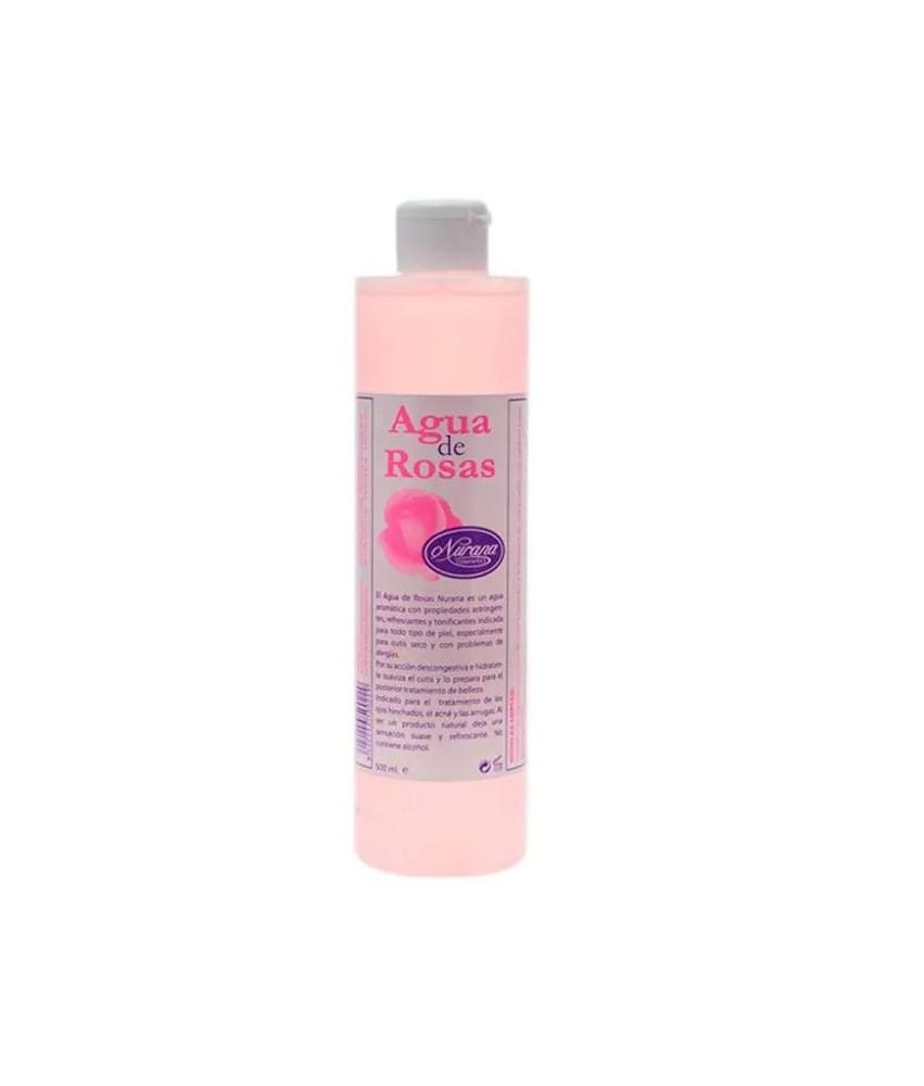 NURANA Eau De Rose 500ml - Rafraîchissant et Apaisant