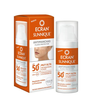 Protection efficace contre les taches solaires - Ecran Sunnique SPF50+