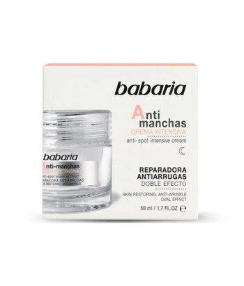 Babaria Antitaches Crème Intensive 50ml - Éclaircit les taches sombres