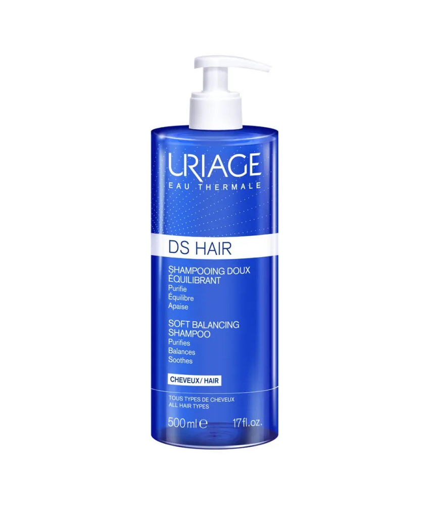 Shampooing Doux Régulateur Cheveux Uriage D.S. 500ml