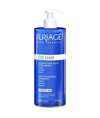 Shampooing Doux Régulateur Cheveux Uriage D.S. 500ml