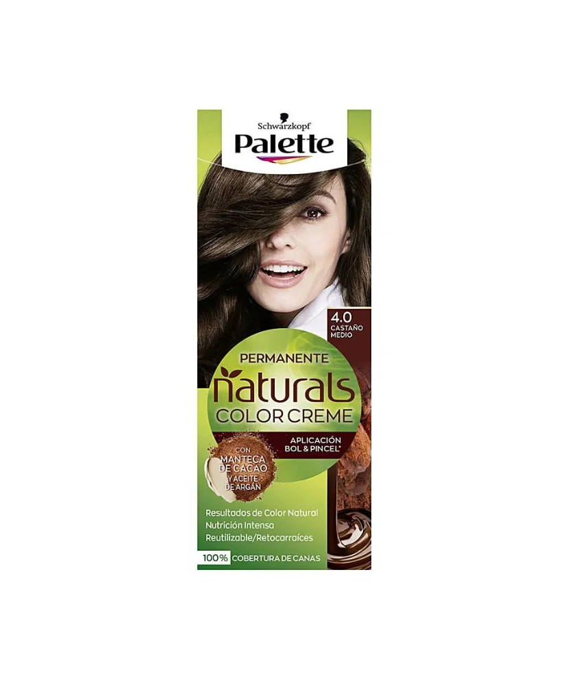 Schwarzkopf Palette Naturals Color Creme 4.0 Châtain Moyen