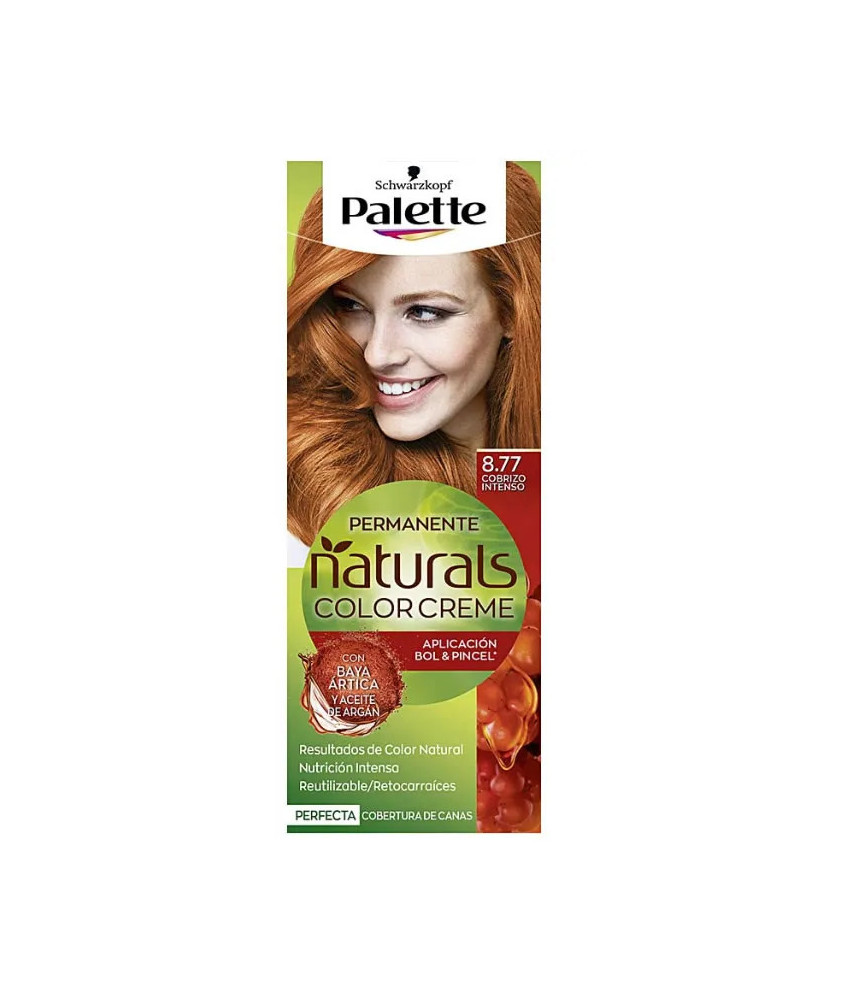 Coloration intense cuivre : Schwarzkopf Palette Naturals 8.77