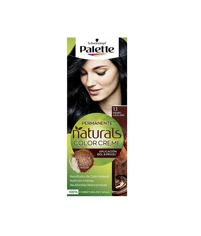 Découvrez la Coloration Schwarzkopf Palette 1.1 Noir Bleuté