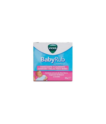Pommade Vicks Babyrub 50g - Apaisante pour Bébés