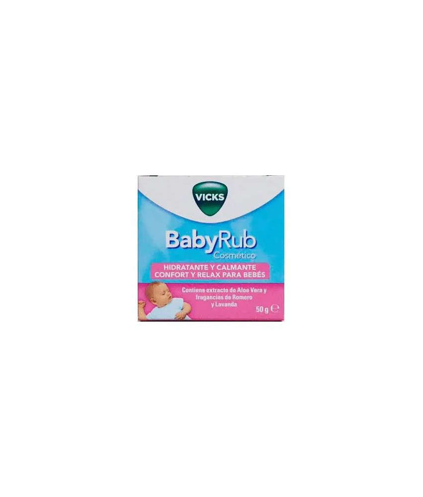 Pommade Vicks Babyrub 50g - Apaisante pour Bébés