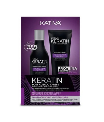Duo Kativa Keratin Xpress pour cheveux lissés