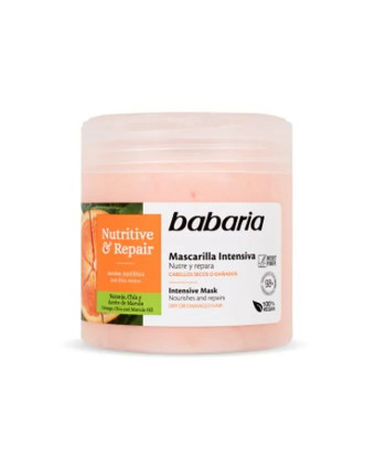 Masque capillaire intensif pour cheveux secs Babaria Nutritive & Repair 400ml