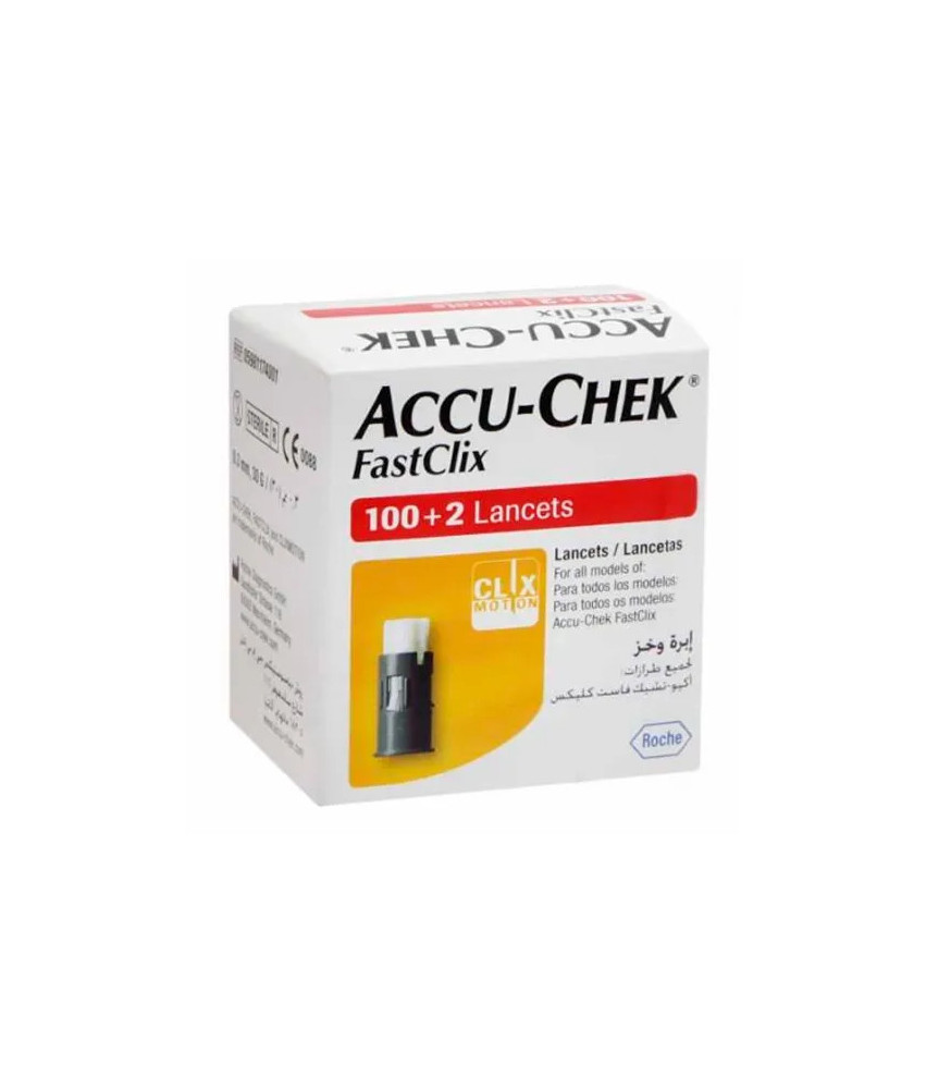 Simples et pratiques : Lancettes Accu-Chek Fastclix 102U