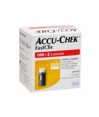 Simples et pratiques : Lancettes Accu-Chek Fastclix 102U