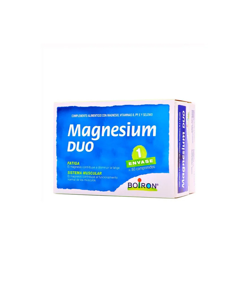 Comprimés Duo Boiron Magnésium 80 - Qualité Supérieure