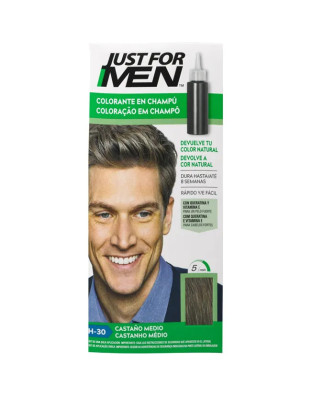 Shampooing colorant brun moyen 30ml - Pour des cheveux au top !