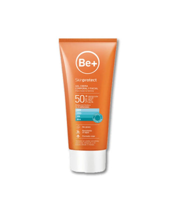 Protection solaire haute performance avec Be+ Skin Protect Dry Touch SPF50+