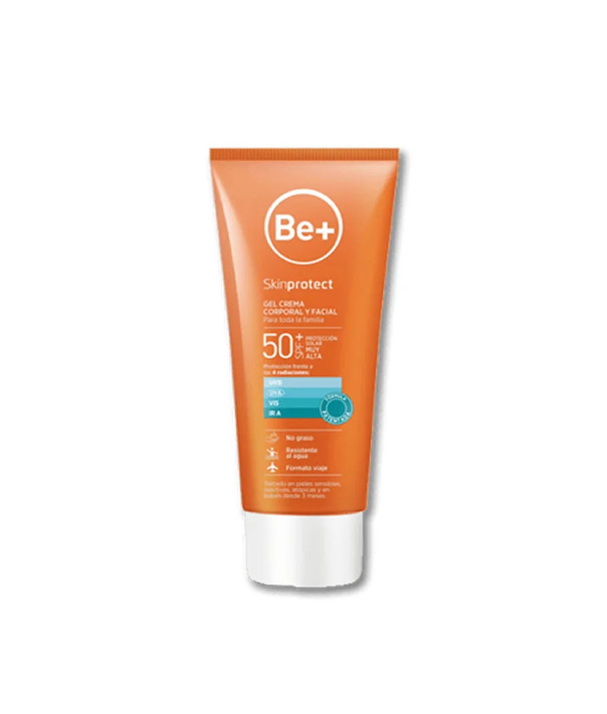Protection solaire haute performance avec Be+ Skin Protect Dry Touch SPF50+