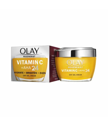 Une peau éclatante avec Olay Regenerist Vitamine C + AHA 24 Gel-Crème 50ml