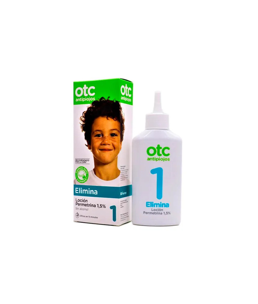 Lotion anti-poux Permethrin OTC 1.5% 200ml