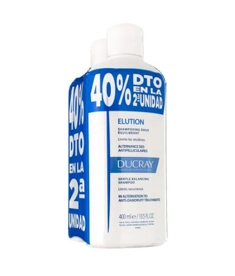 Shampooing Ducray Elution DermoProtecteur 2x400ml