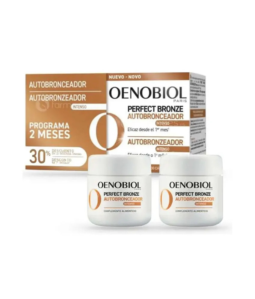 Capsules Auto-Bronzantes OENOBIOL Duo 2x30 - Teint hâlé toute l’année
