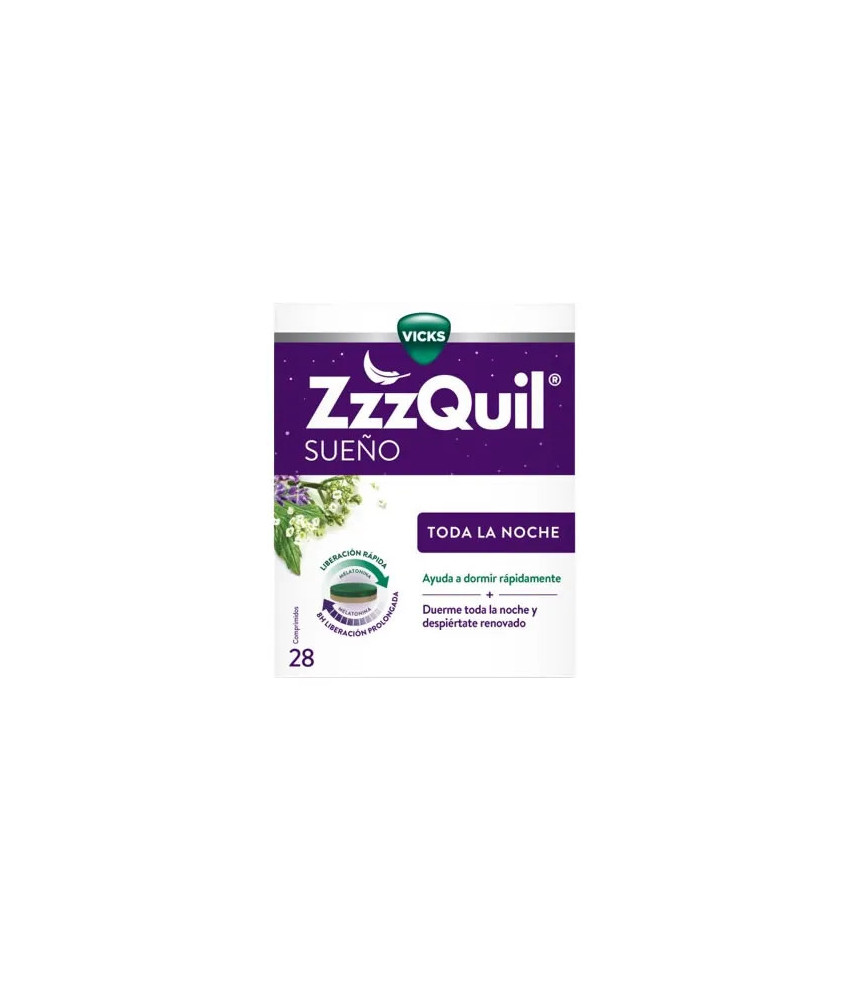 Dormez toute la nuit avec ZzzQuil 28 comprimés