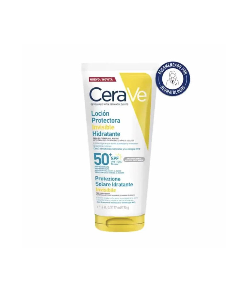 Protection solaire invisible SPF50+ CeraVe 177ml