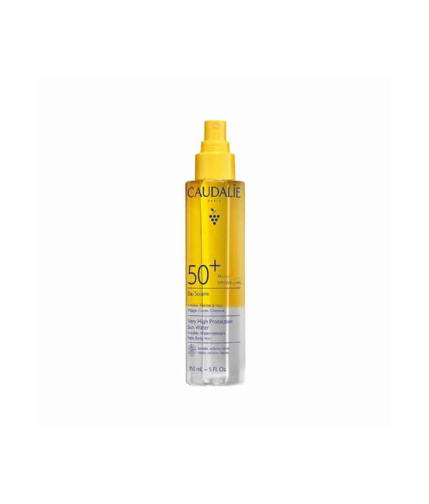 Protection solaire en eau Caudalie SPF50+ 150ml