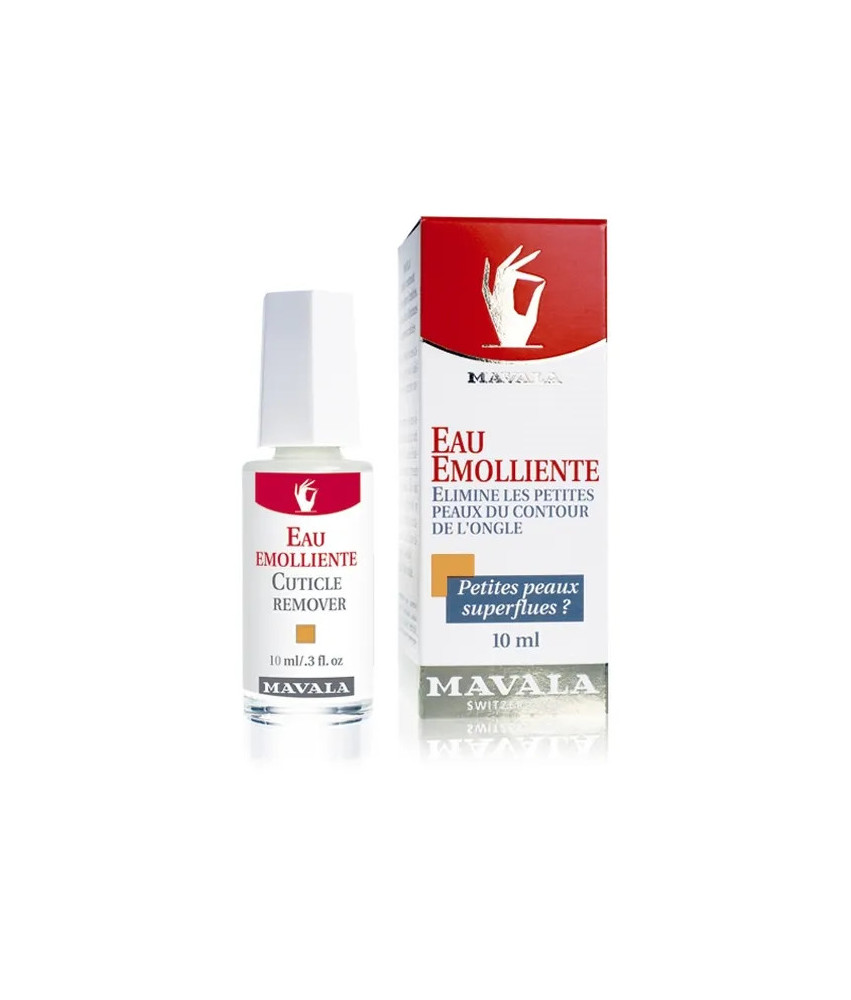 Adoucit et Hydrate : Mavala Eau Emolliente Cuticule 10ml