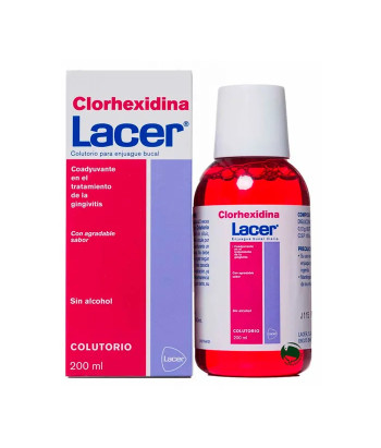 Rince-Bouche Lacer Chlorhexidine 200ml: Protection buccale efficace