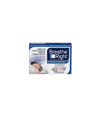Bandes Nasales Breathe Right Petite Taille - 10 Unités