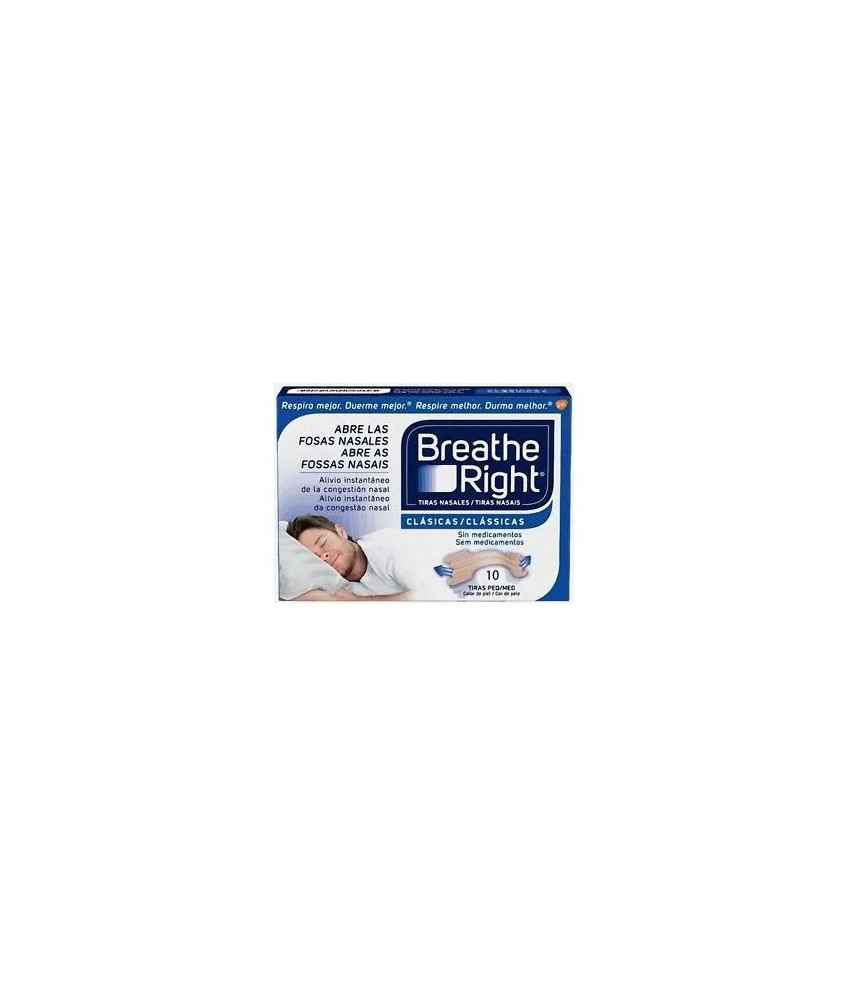 Bandes Nasales Breathe Right Petite Taille - 10 Unités