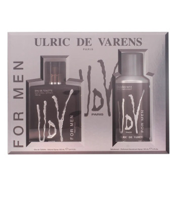 Coffret Ulric De Varens Men 100ml: Parfum Homme Étincelant