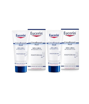 Soin intensif pour pieds secs avec Eucerin Urearepair Plus