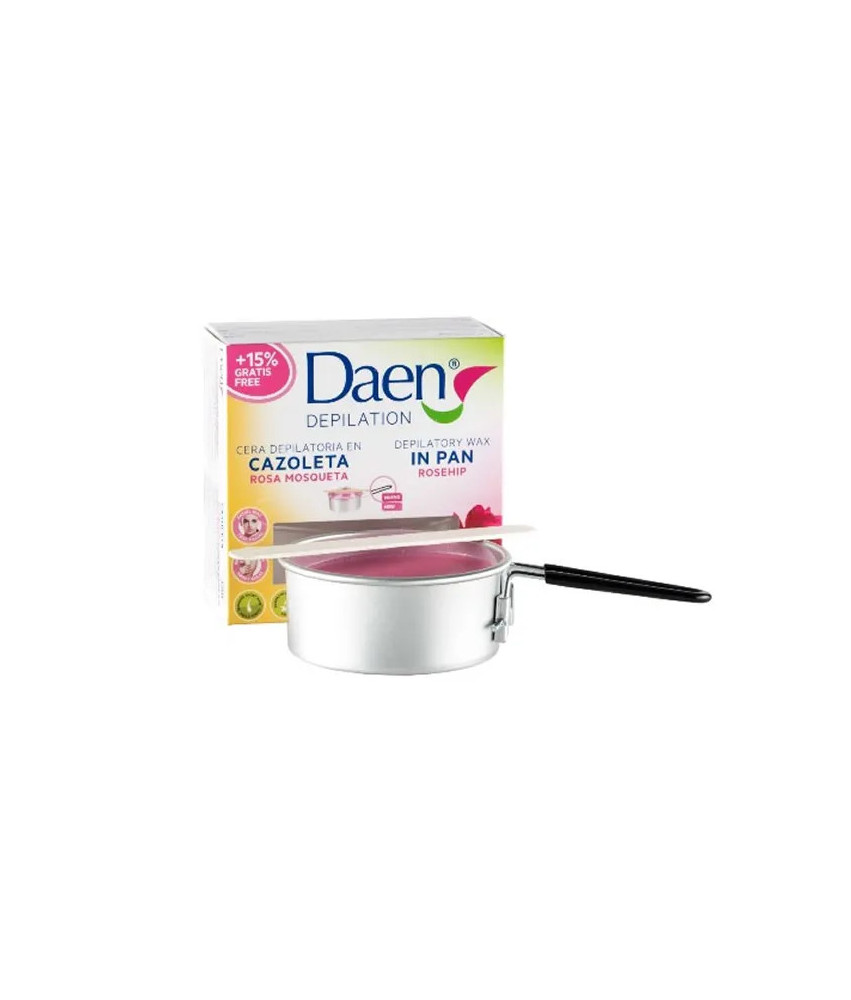 Cire Dépilatoire en Pain Rose Musquée 90g - DAEN DEPILATION