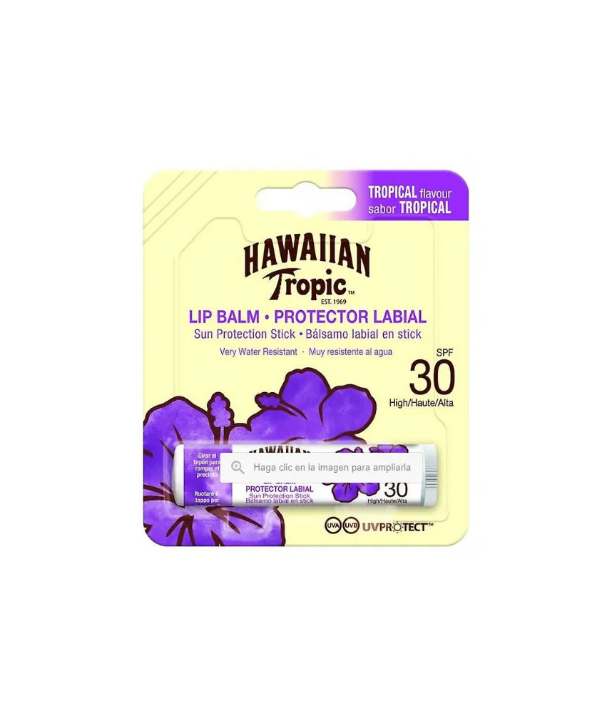 Baume à lèvres Hawaiian Tropic SPF30 Résiste à l'eau