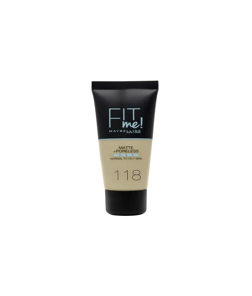 Fond de teint Maybelline Fit Me Matte + Poreless 118 Nude - 30ml