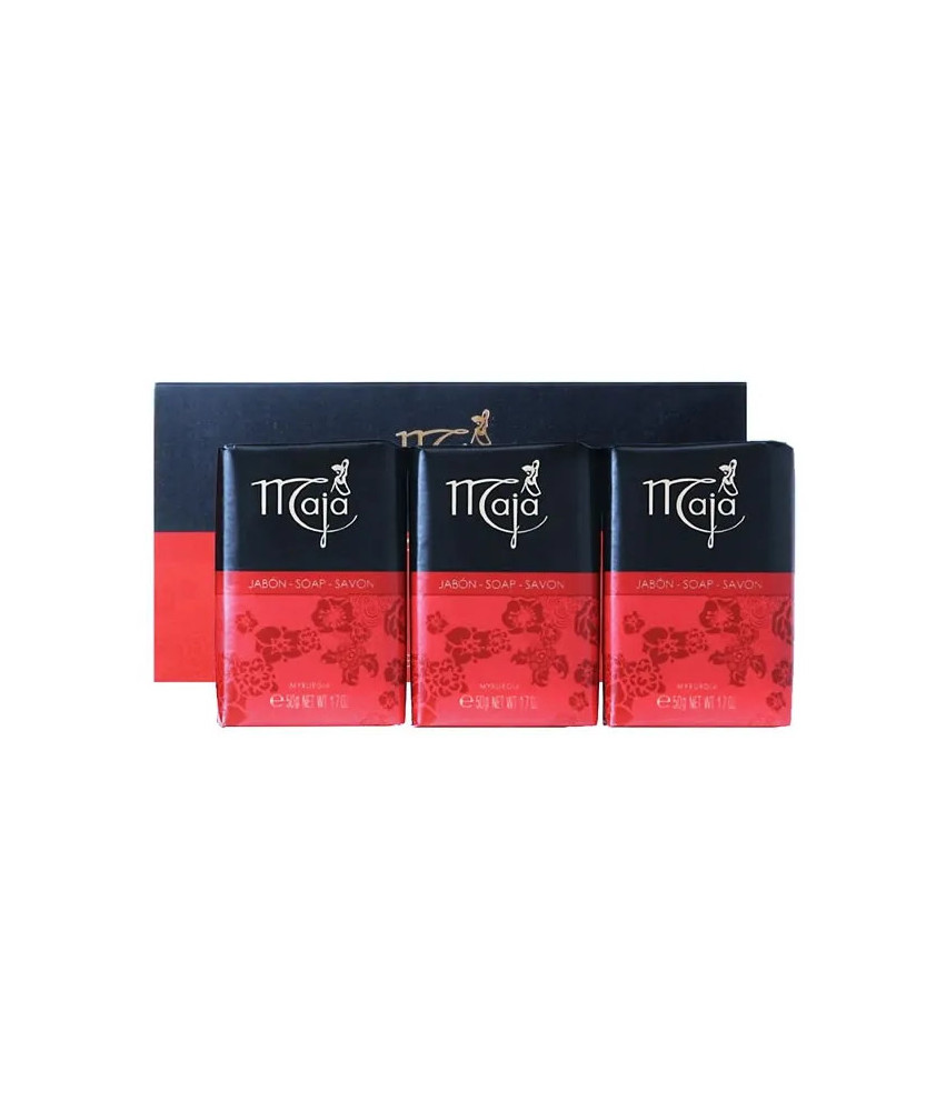 Coffret 3 produits Maja Savon 3x50g: L'alliance parfaite du luxe et de la douceur