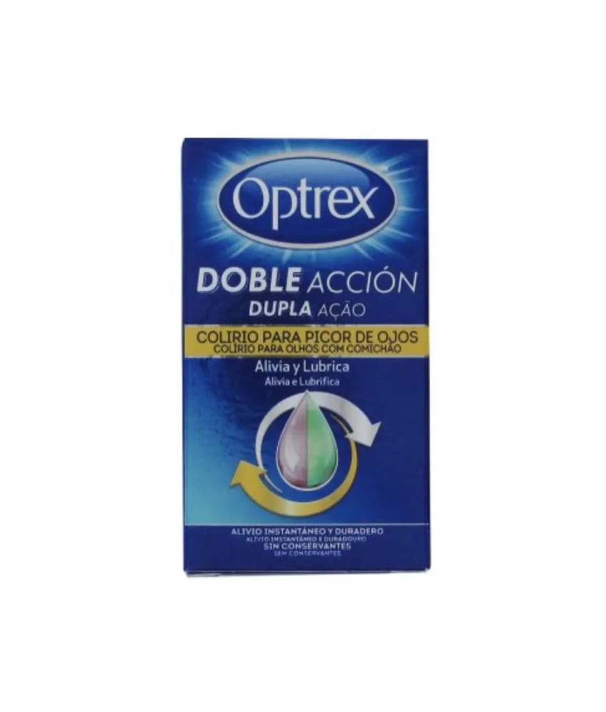 Optrex Doble Action: Soulagement Instantané Yeux Irrités 