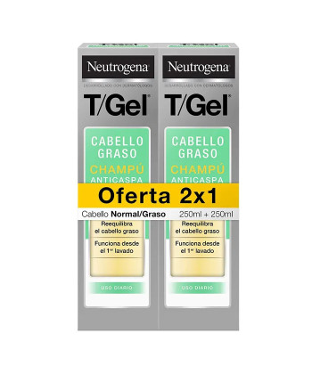 Shampooing Neutrogena T/Gel pour Cheveux Huileux & Normaux