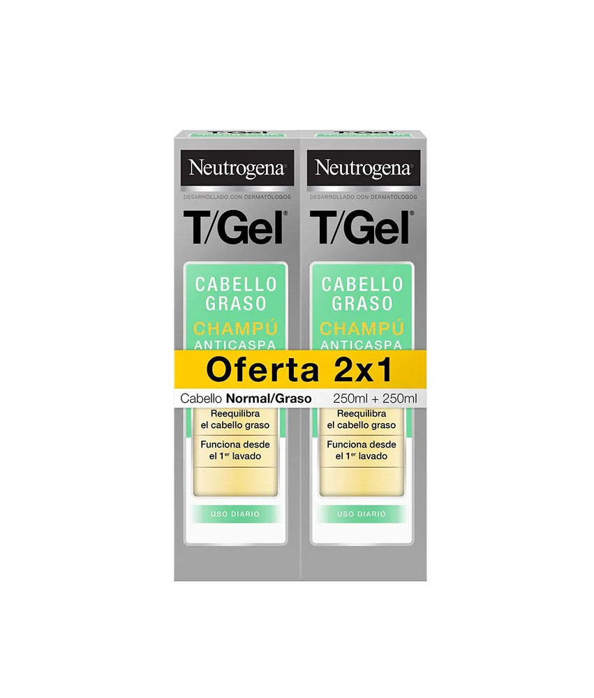 Shampooing Neutrogena T/Gel pour Cheveux Huileux & Normaux