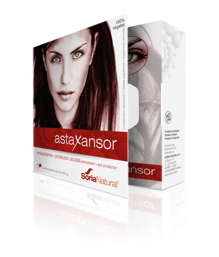 Soria Astaxansor 790 Mg X 30 Perles: Super antioxydant naturel