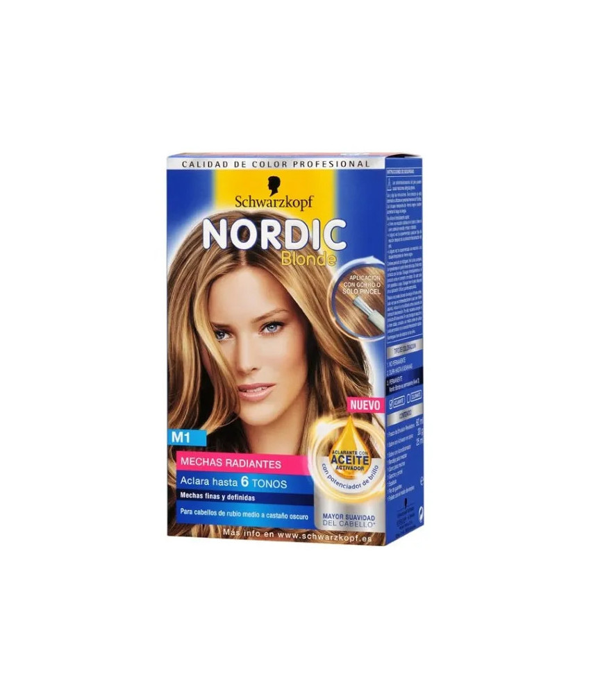 Intensifiez votre blond nordique avec Schwarzkopf Nordic Blonde M1!
