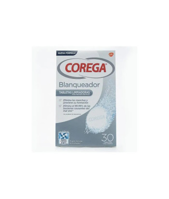 Tablettes effervescentes GSK Corega™ Blanqueador - Sourire éclatant